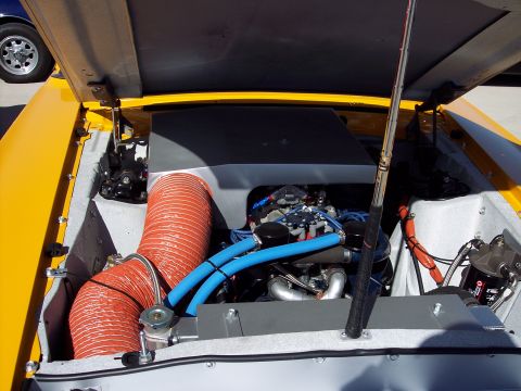 1971 Ford Mustang - Les Werling Boss 302 Engine Compartment