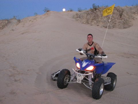 2003 Suzuki LTZ400 - Tobby Dudley and his Banshee Eater at Superstition ORV, CA.