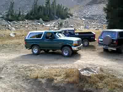 1996 Ford Bronco - Here I am cruising on the high spot.