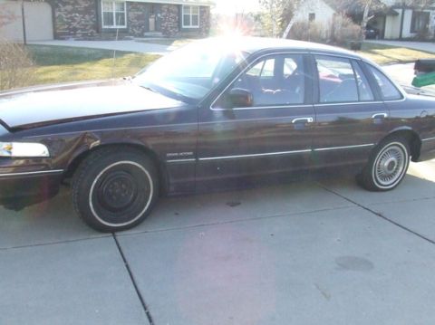 1992 Ford Crown Victoria - Car 1 day after a Cadillac hit me. B*tch.