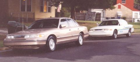 1993 Ford Crown Victoria - My 93 with my daily driver, a 1997 MPD Vic