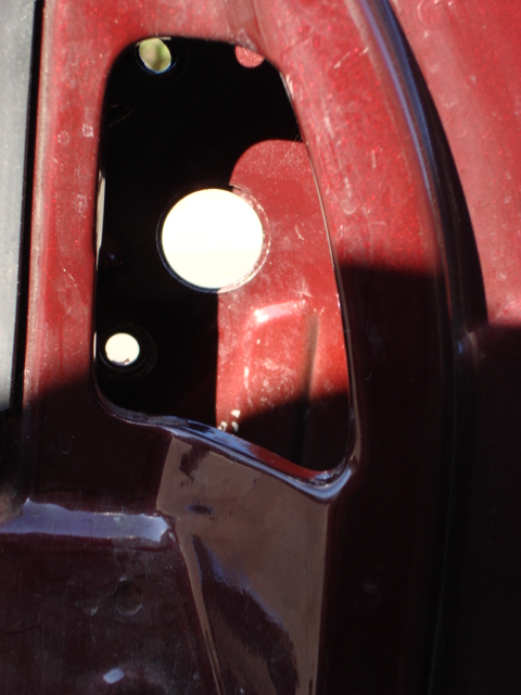 1983 Ford Bronco - Here is the door without the mirror in the door.