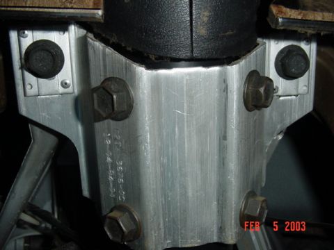 1985 Ford Bronco - Steering column retainer bracket loosen outer 2