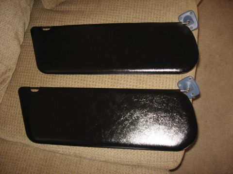 1978 Ford Bronco - Visors - Used to be blue, as seen by the mounts.