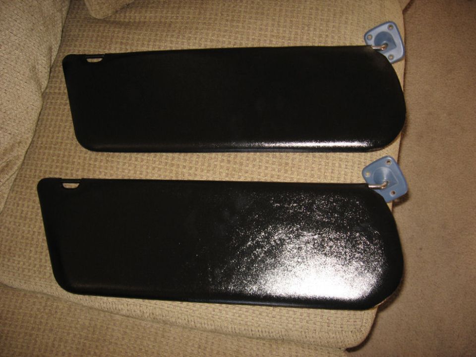 Visors - Used to be blue, as seen by the mounts.