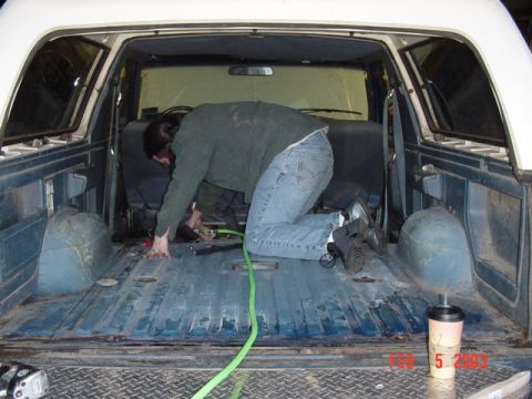 1985 Ford Bronco - Seats out too. Told you the carpet was in the way.