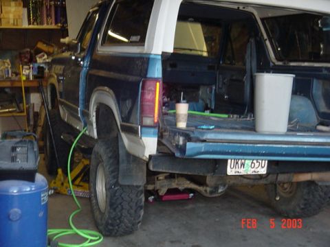 1985 Ford Bronco - Left side veiw.