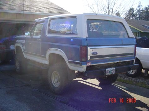 1985 Ford Bronco - Done