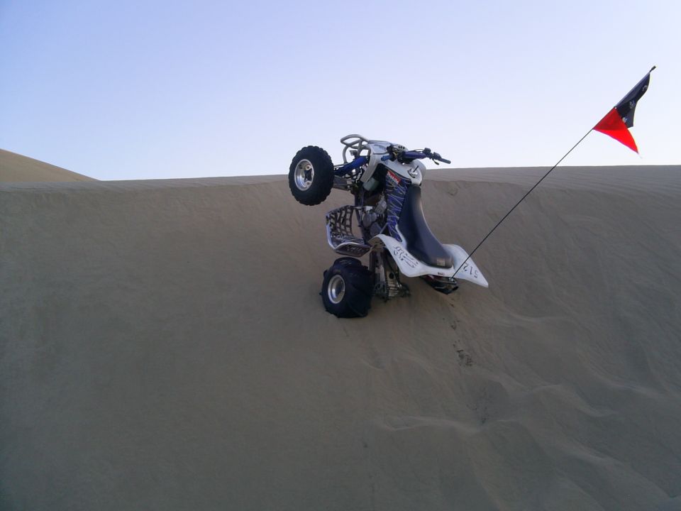 Tried to jump this hill, it wanted to eat my quad instead.