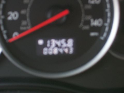 2001 Ford Crown Victoria - Dashboard view with speedometer and odometer readings visible.