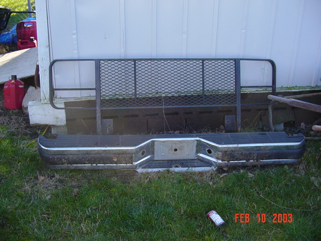 Front grill guard and rear bumper (free)