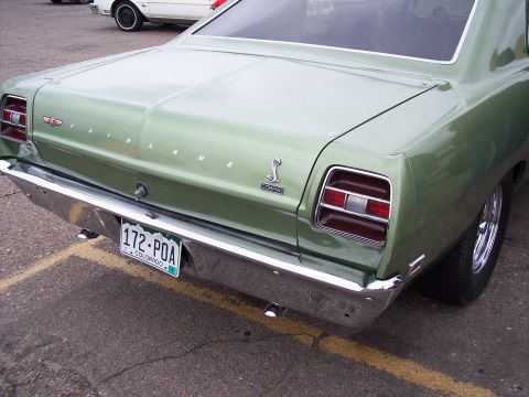 1972 Ford Ranchero - Rear view of a 1970 Ford Fairlane Cobra, showing the trunk lid and taillights.