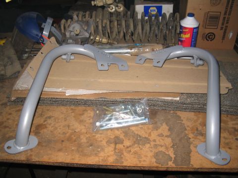 1989 Ford Bronco - Cage dual front shock mounts. They will have to be modified slightly.