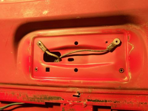 1978 Ford Bronco - This image shows a close-up of a vehicle's interior wiring, not a specific model year.