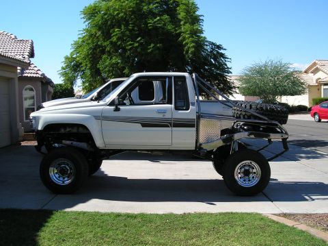 1986 Toyota Hilux - still needs gusseting and tire mount