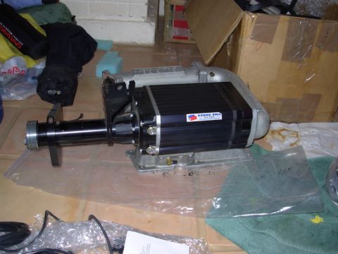 1994 Ford Bronco - Kenne Bell supercharger assembly, likely for an engine upgrade or modification.