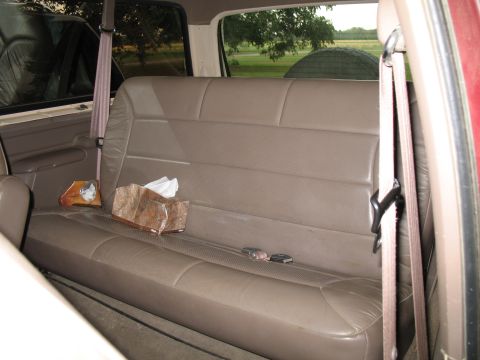 1993 Ford Bronco - backseat...