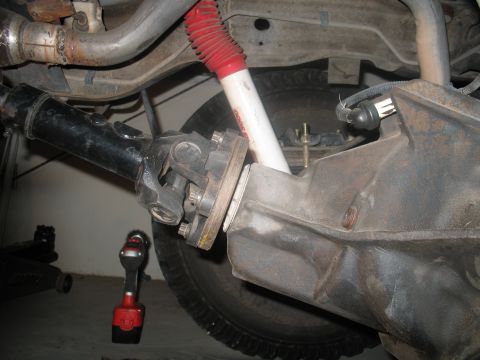 1992 Ford Bronco - driveline angle corrected