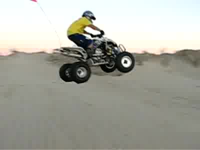 2003 Suzuki LTZ400 - My turn, I needed more "beverage" to calm my nerves.