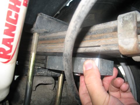 1992 Ford Bronco - 1" block vs. 1" leafs