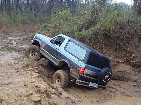 1993 Ford Bronco - Almost made it, but week-long rain made it difficult