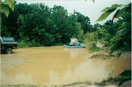 1993 Ford Bronco - Recovering Nate's "Ol Blue" bronco from the "44 Hole". It's called that for a reason, as you can see!