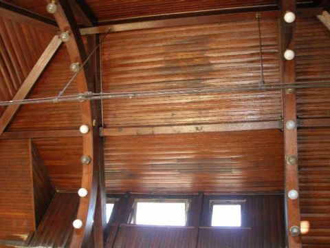 1998 Ford Crown Victoria - The ceiling in the old train station.