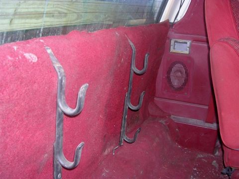 1989 Ford Bronco - inside cab after closing in cab