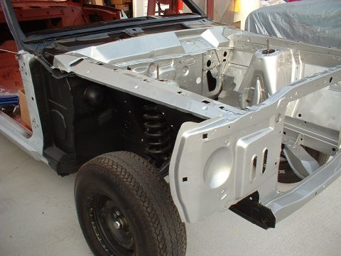 1967 Mercury Cyclone - This is the revised engine bay color. It is a Silver instead of the darker Charcoal that it was initally painted.