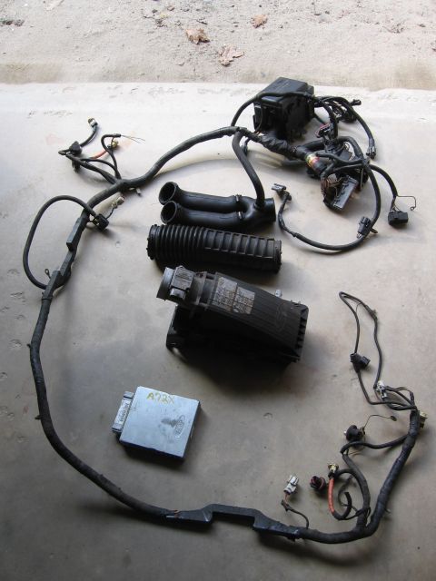 1993 Ford Bronco - Here is the entire engine bay harness, minus the seperate engine harness, plus the EEC, MAF in airbox and the snorkel.