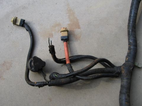 1993 Ford Bronco - Another shot of the missing windshield washer pump plug with the driver's side light sockets.