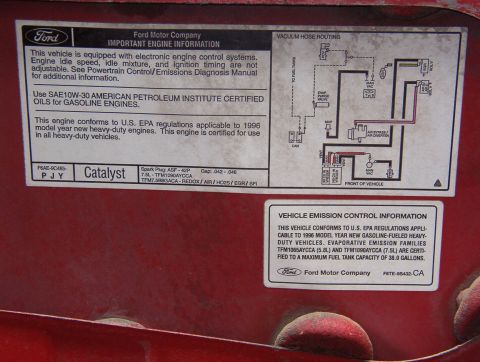 1983 Ford Bronco - Brown's '96 F250 7.5L For the label specific to YOUR vehicle, click [url=http://www.motorcraftservice.com/vdirs/retail/default.asp?pageid=&…