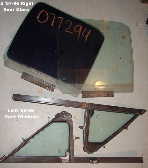1983 Ford Bronco - PRESOLD Door glass & vent windows