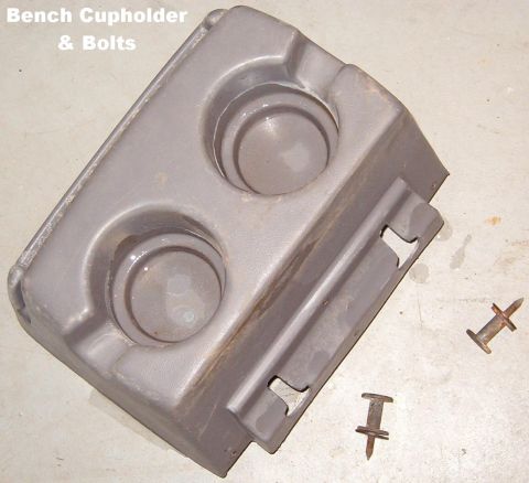 1983 Ford Bronco - SOLD Cupholder for bench seat, including mounting bolts
