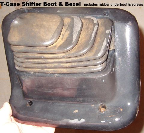 1983 Ford Bronco - SOLD T-case Shift Boot & Bezel fits '87-96 (side of the hump)