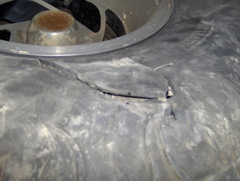 1978 Ford Bronco - Gash in sidewall