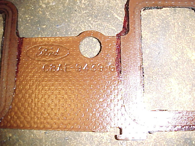 428CJ gasket, driver's side part number