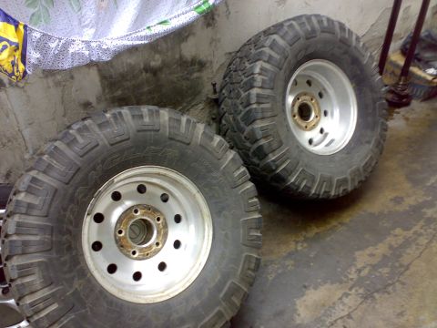 1995 Ford F-150 - Tires Goodyears MTX 33x12.5R15