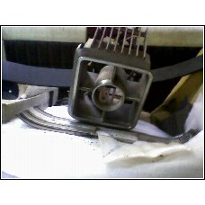 1971 Mercury Cyclone - Close-up of an automotive part, likely from a car's interior or exterior.