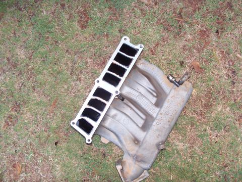 1990 Ford Bronco - upper intake before cleaning