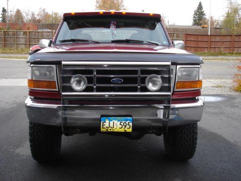 1996 Ford Bronco - New Brush Guard and Driving Lights