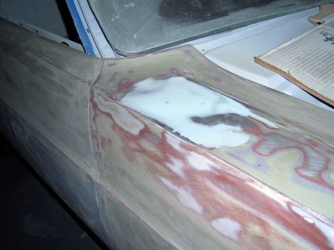 1967 Ford Ranchero - removed the antenna - they look ugly and its only an am radio