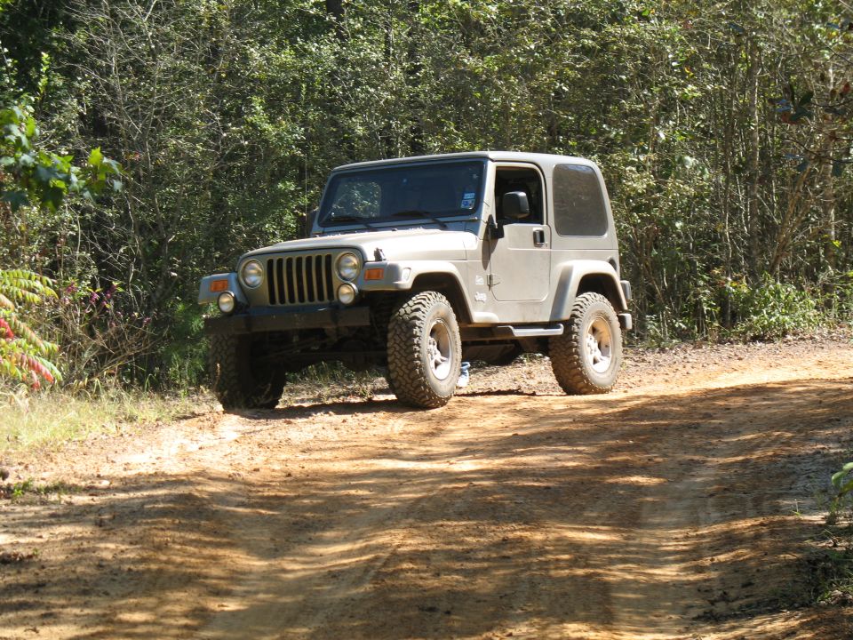 Wide area where we let the 12 asshole Hummers by.