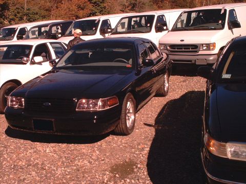 2000 Ford Crown Victoria - Black is faster.