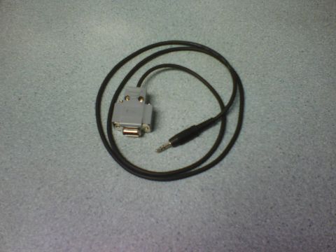 1984 Ford Bronco - This is an audio adapter cable with a 3.5mm jack and a D-sub connector.