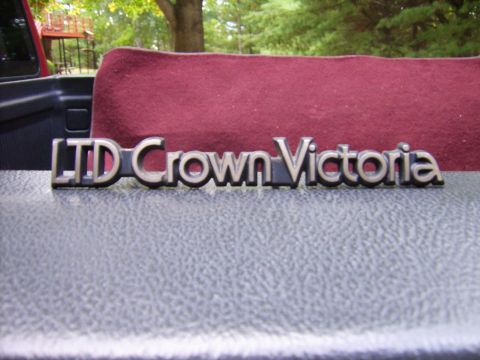 1982 Ford LTD Crown Victoria - CV Emblem - Free