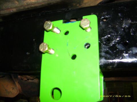1978 Ford Bronco - notched bracket driver side
