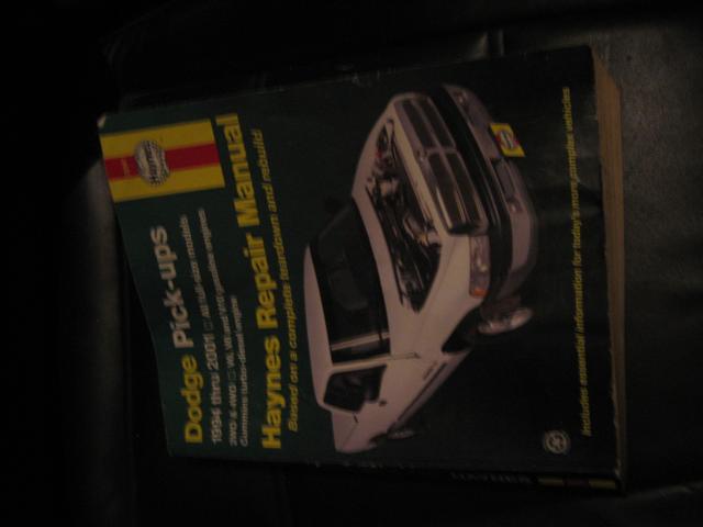 Haynes Repair Manual for Dodge Pick-ups 1994 thru 2001
