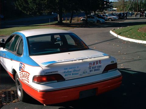 2000 Ford Crown Victoria - Rear shot of the DARE Vic. ps. Thanks for keeping kids off drugs!