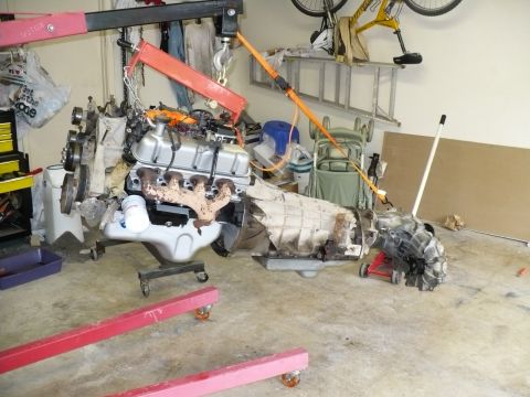 1995 Ford Bronco - tried to keep with the orange leveler thing